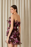 VESTIDO CURTO RAQUEL ESTAMPADO COLEÇÃO INVERNO 26