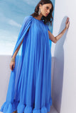 VESTIDO LONGO CAPA BABADO NUVEM COLEÇÃO VERÃO 27