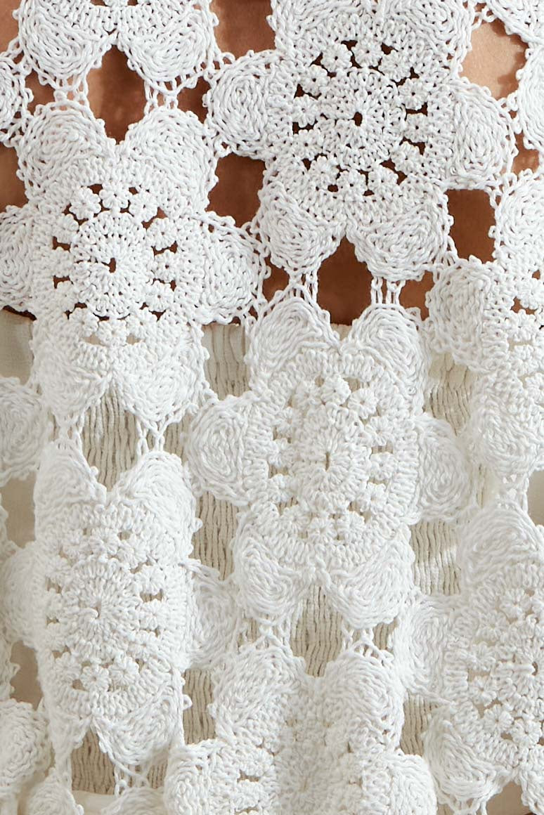 CASACO GUIPURE FLOR COLEÇÃO ALTO VERÃO 26