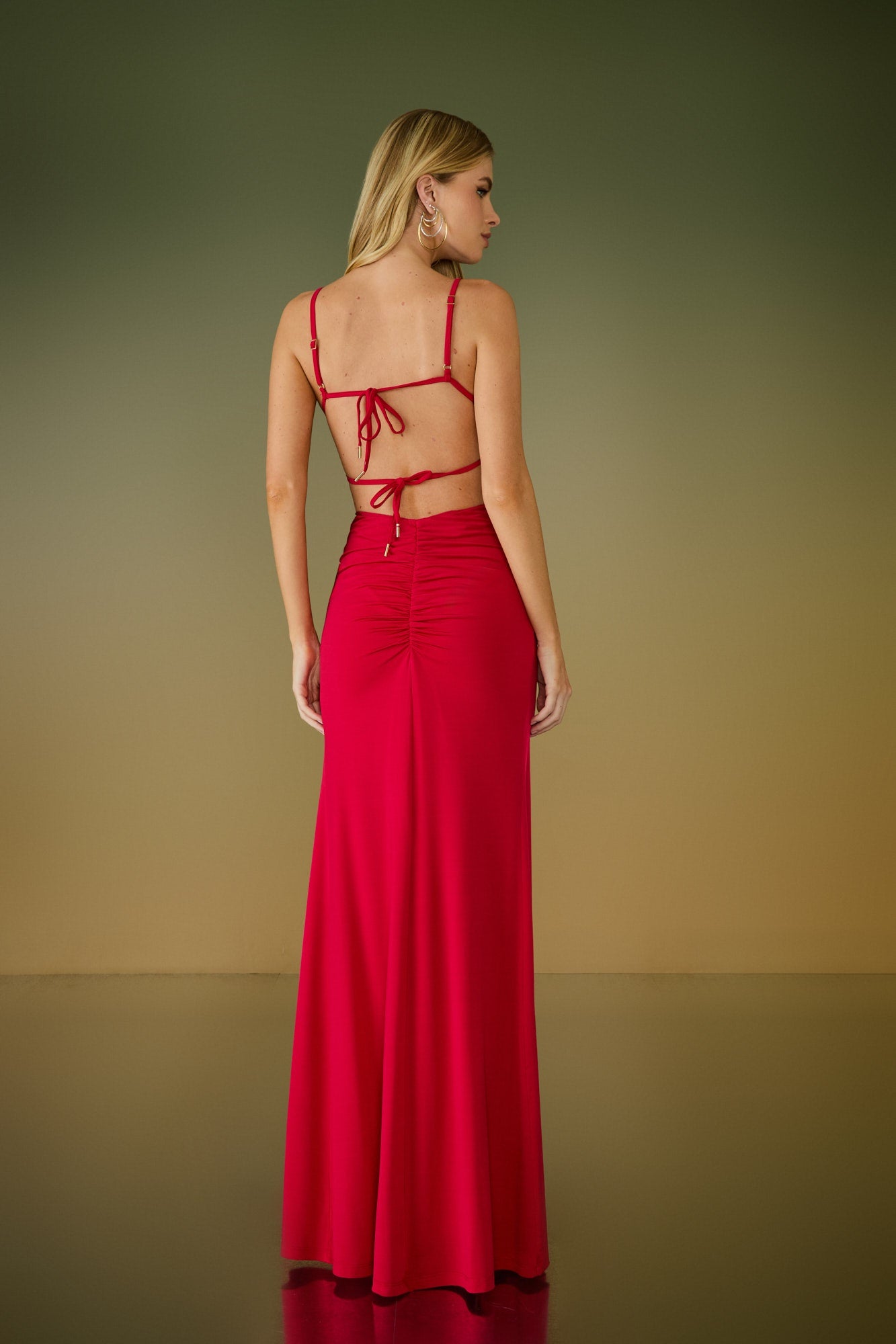 SAIA LONGA CORA DRAPEADO COLEÇÃO ALTO VERÃO 26