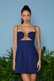 VESTIDO CURTO IRIS BOTÕES FRONTAIS COLEÇÃO VERÃO 26