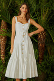VESTIDO MIDI CAMADAS ALÇA COLEÇÃO VERÃO 24