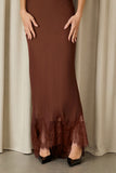 VESTIDO MIDI CATARINA RENDA BARRA COLEÇÃO INVERNO 26