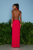 VESTIDO LONGO SOPHIA GOLA ALTA COLEÇÃO VERÃO 26