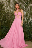 VESTIDO LONGO JOY PLISSADO COLEÇÃO VERÃO 27