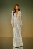 VESTIDO LONGO GABRIELA CROCHET PAETE COLEÇÃO ALTO VERÃO 26