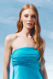 VESTIDO LONGO DECOTE DRAPE CAPA COLEÇÃO VERÃO 27