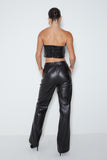 CROPPED TOMARA QUE CAIA CORSELET DE POLIURETANO COLEÇÃO INVERNO 24