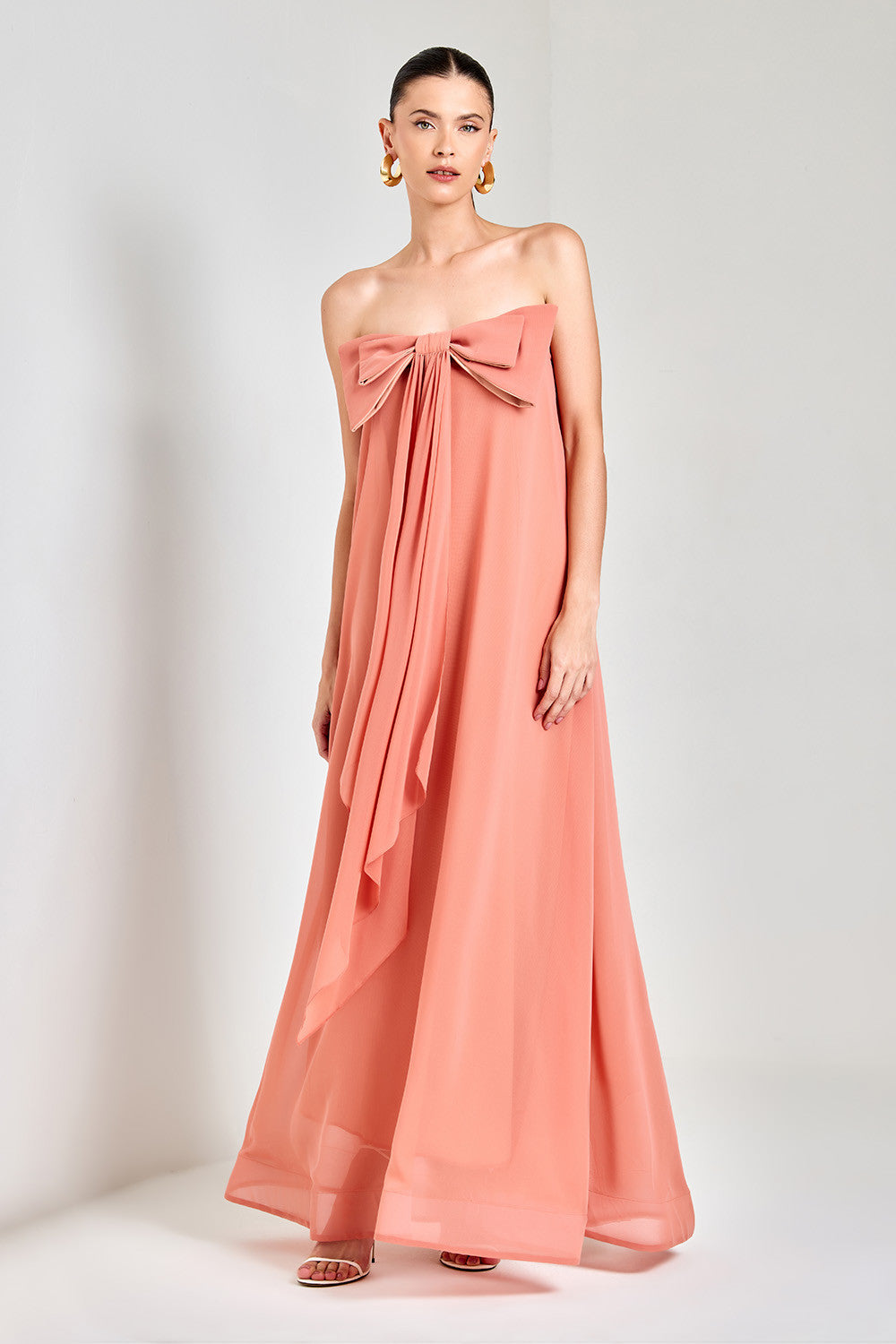 VESTIDO LONGO ENCANTO LAÇO COLEÇÃO INVERNO 25