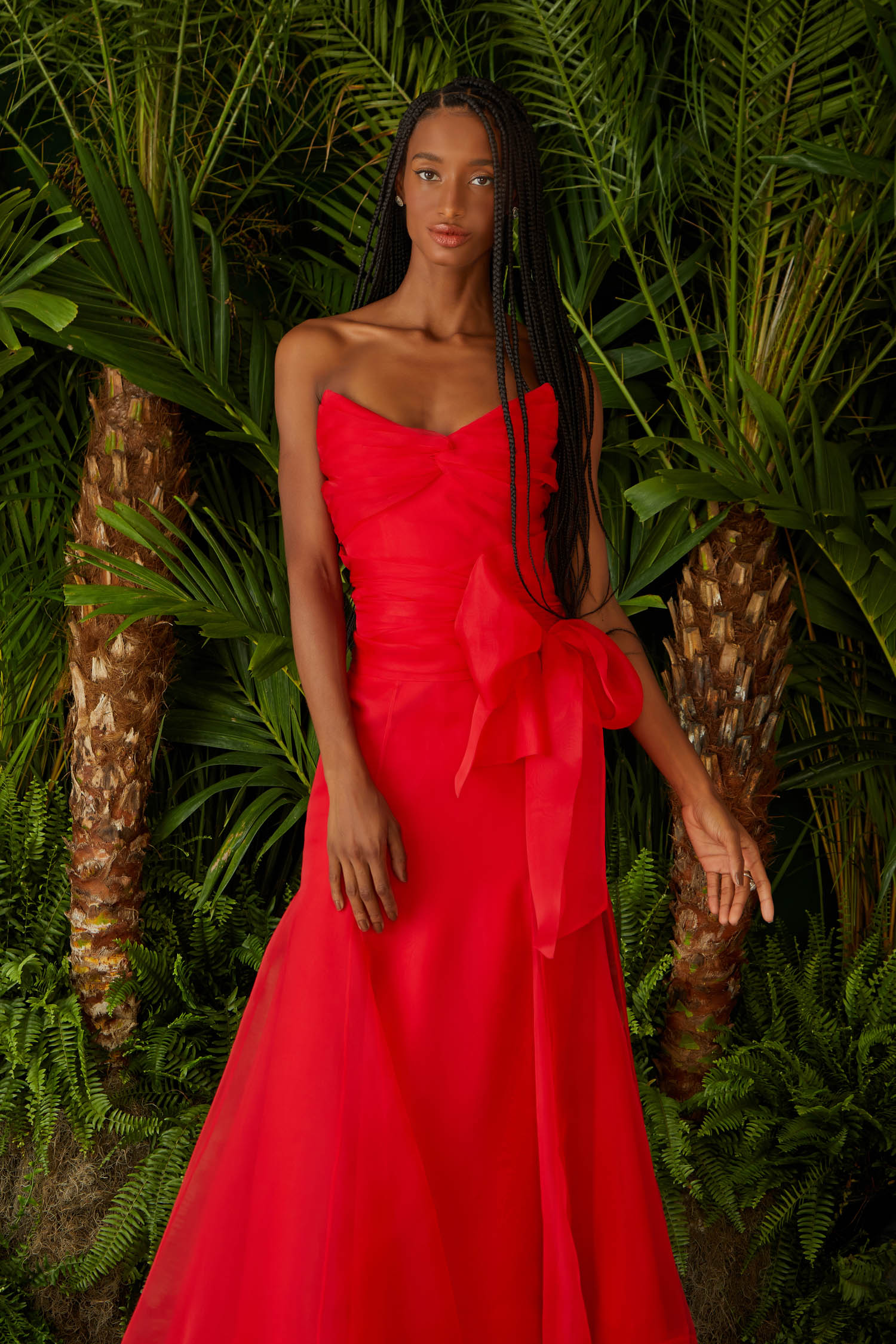 VESTIDO DETALHE DRAPEADO LAÇO COLEÇÃO VERÃO 24