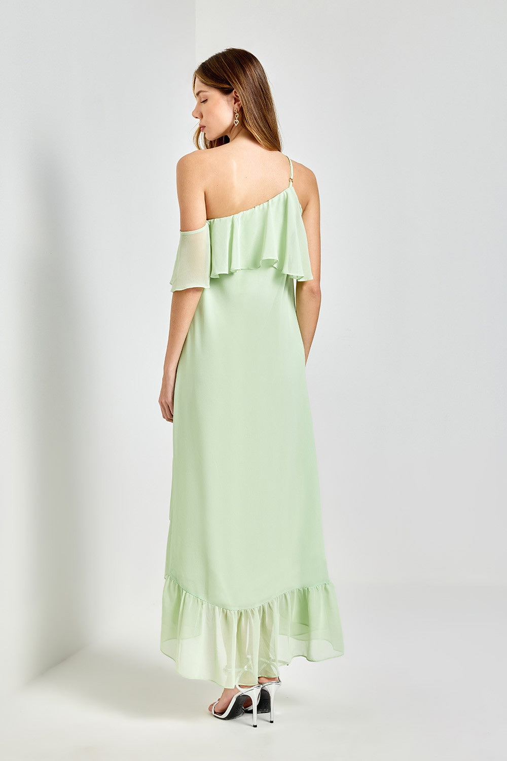 VESTIDO MULLET ASSIMETRICO BRUMA COLEÇÃO VERÃO 26