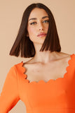 VESTIDO CURTO DECOTE ONDAS COLEÇÃO INVERNO 23