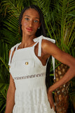 VESTIDO CURTO RENDA DETALHES RENDA  COLEÇÃO VERÃO 24