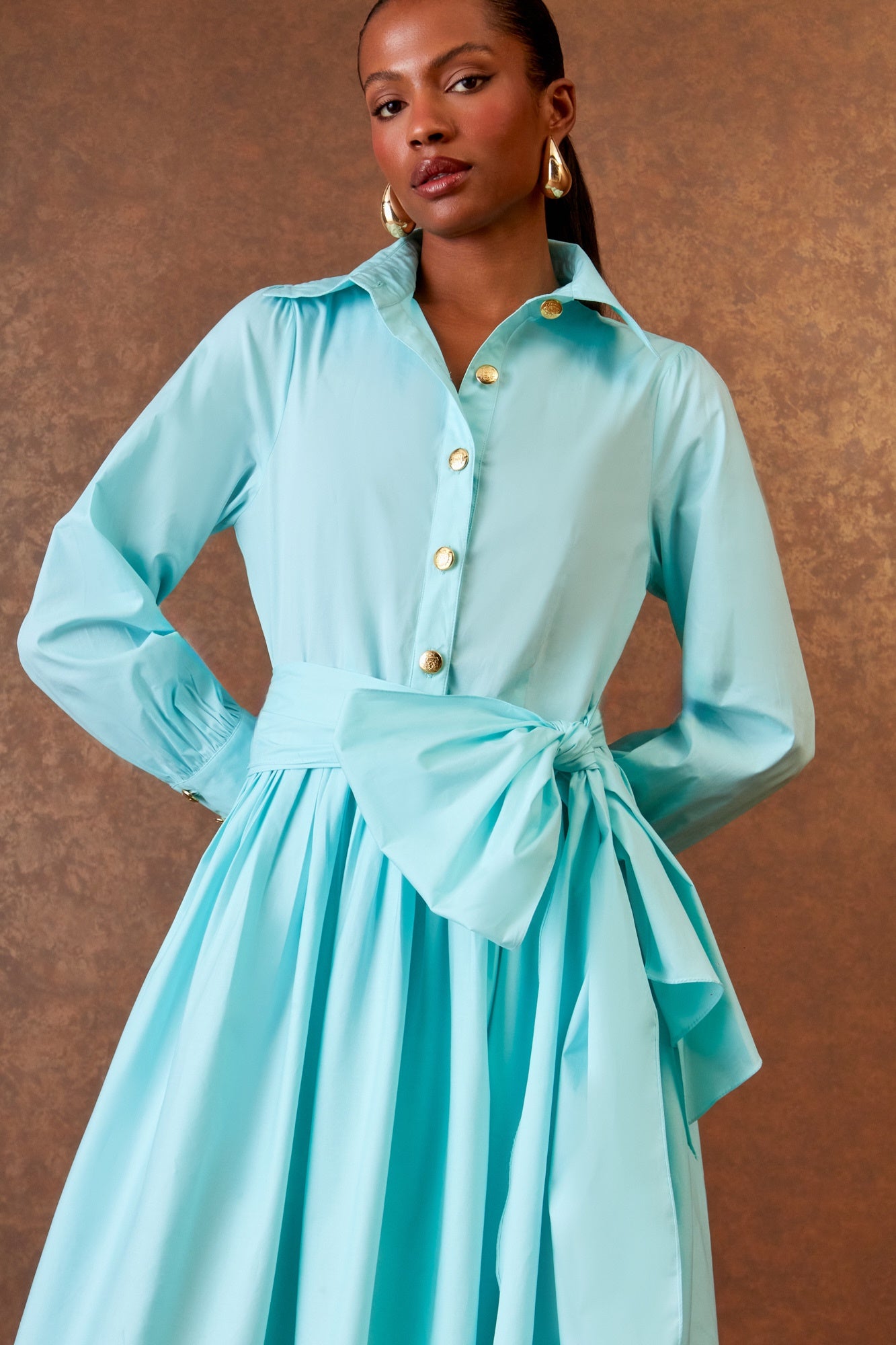 VESTIDO LONGO SAIA PREGAS COLEÇÃO INVERNO 25