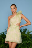 VESTIDO CURTO LUCY DRAPEADO VALONE COLEÇÃO VERÃO 25