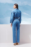 CALÇA JEANS DETALHE PASSANTE COLEÇÃO VERÃO 27