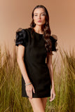 VESTIDO MANGA FLOR COLEÇÃO VERÃO 26