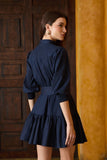 VESTIDO CURTO PREGAS COLEÇÃO INVERNO 26