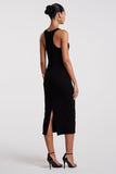 VESTIDO MIDI COM DETALHE DE RENDA NA FRENTE COLEÇÃO INVERNO 23