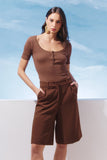 BLUSA MALHA DECOTE BOTÕES COLEÇÃO VERÃO 27