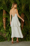 VESTIDO MIDI DECOTE DRAPEADO COLEÇÃO VERÃO 24