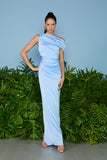 VESTIDO LONGO KATE DECOTE IRREGULAR COLEÇÃO VERÃO 26