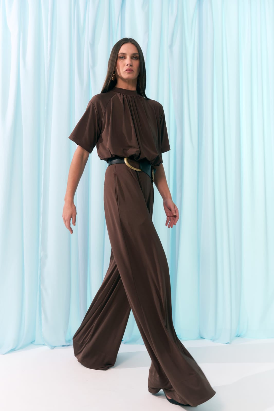 BLUSA BALONE FLUID COLEÇÃO VERÃO 26