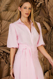 VESTIDO CHEMISE SAIA TRANSPASSADA COLEÇÃO ALTO VERÃO 24