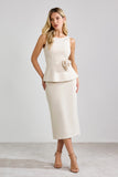 VESTIDO MIDI PETALE COLEÇÃO VERÃO 26