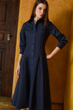 VESTIDO MIDI RECORTE CINTURA COLEÇÃO INVERNO 26
