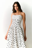 VESTIDO MIDI RECORTES PESPONTADOS CINTURA RENDA BUSTO POA COLEÇÃO VERÃO 27