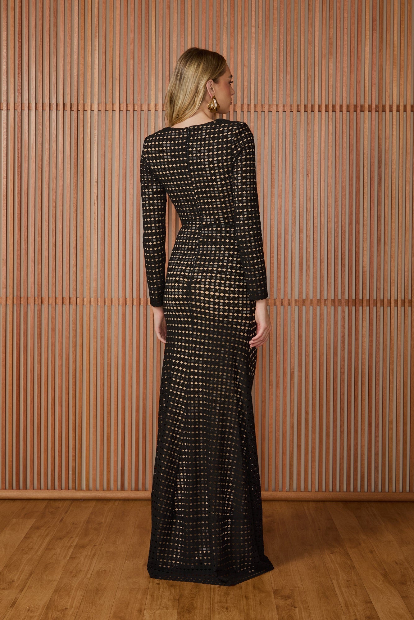 VESTIDO LONGO HELOISE RETO COLEÇÃO INVERNO 25