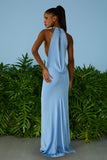 VESTIDO LONGO ISADORA GOLA FRANZIDA COLEÇÃO VERÃO 26