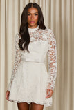 VESTIDO CURTO ANNELISE RENDA COLEÇÃO INVERNO 26