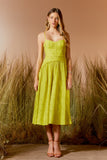 VESTIDO MIDI RECORTES CORSET COLEÇÃO VERÃO 26