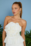 VESTIDO CURTO NICOLE FLOR COLEÇÃO VERÃO 26