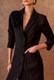 SOBRETUDO CREPE CLASSIC FLOR COLEÇÃO INVERNO 25