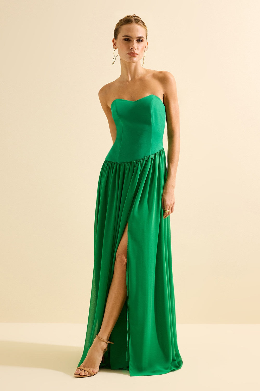 VESTIDO LONGO HAVANA COLEÇÃO VERÃO 26