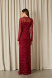 VESTIDO LONGO AMANDA BORDADO COLEÇÃO INVERNO 26