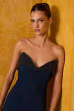 VESTIDO LONGO TOMARA QUE CAIA BORDADO COLEÇÃO INVERNO 26