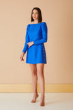 VESTIDO CURTO LATERAL ILHOS COLEÇÃO INVERNO 23