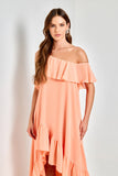 VESTIDO MULLET ASSIMETRICO BRUMA COLEÇÃO VERÃO 26