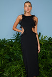 VESTIDO MIDI RAFAELA BABADOS COLEÇÃO VERÃO26