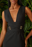VESTIDO MIDI REGULADOR METAL COSTAS COLEÇÃO VERÃO 24