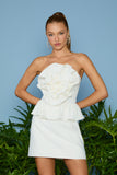 VESTIDO CURTO NICOLE FLOR COLEÇÃO VERÃO 26