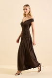 VESTIDO MIDI VELURE COLEÇÃO INVERNO 26