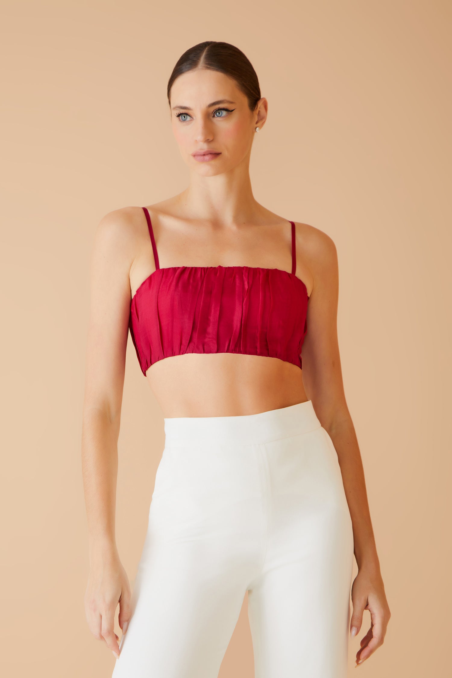 TOP DRAPE ALÇA ESTAMPA DEGRADE COLEÇÃO INVERNO 23