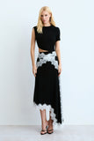 VESTIDO MIDI COM ABERTURA LATERAL E DETALHES RENDA COLEÇÃO VERÃO 27
