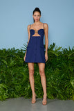 VESTIDO CURTO IRIS BOTÕES FRONTAIS COLEÇÃO VERÃO 26