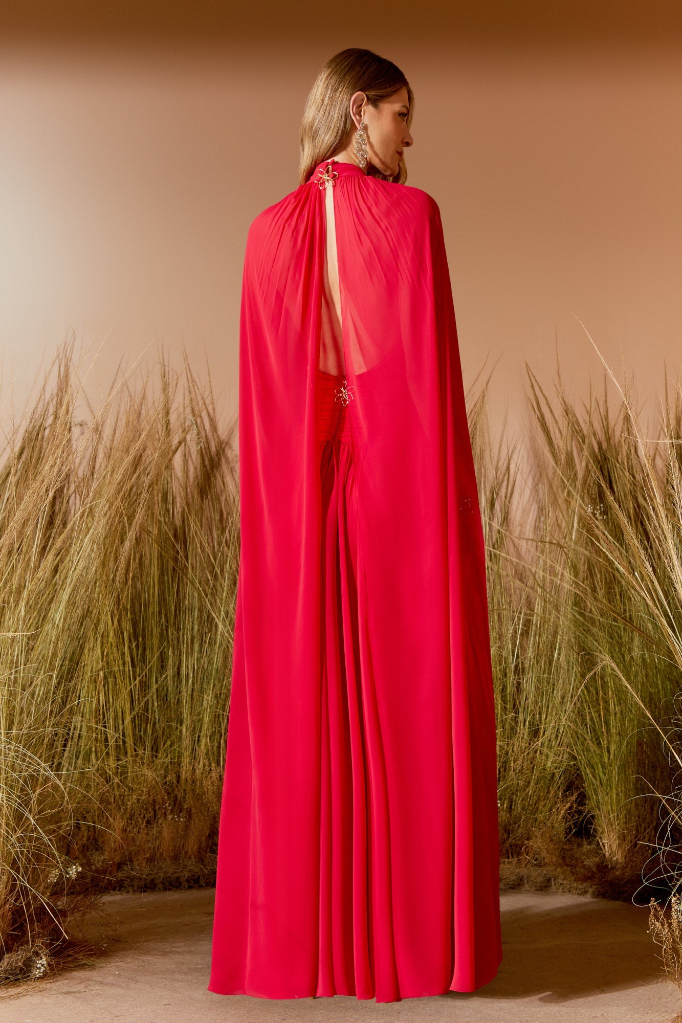 VESTIDO LONGO MANGA LONGA VERÃO 26